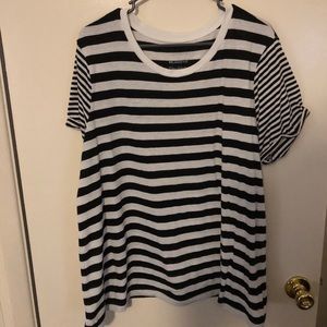 TORRID Relaxed Fit Crew Tee - Striped
